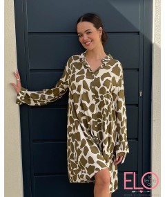 VESTIDO CAMISERO SAFARI
