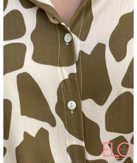 VESTIDO CAMISERO SAFARI